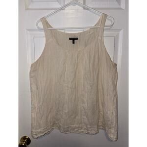 Eileen fisher cotton blend silk lining tank size XL